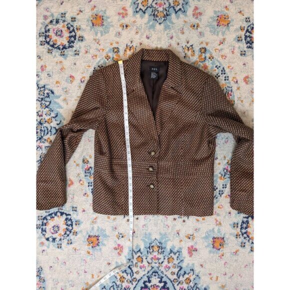 y2k Requirements Brown Starburst Blazer -‎ 14 - Picture 8 of 10